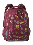 Batoh MEADOW 01 A (vínový/potisk) - zvětšit obrázek