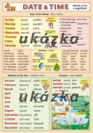 Datum a čas v angličtině - zvětšit obrázek