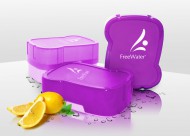Svačinový ZDRAVÝ BOX FreeWater fialový - zvětšit obrázek