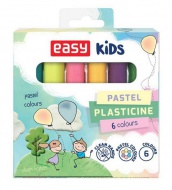 Plastelína 6 pastelových barev