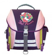 Školní batoh DYNAMIC 03 Deluxe Flowers fialová - zvětšit obrázek