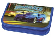 Školní penál jednoduchý Street Race- světlý - zvětšit obrázek