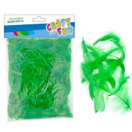 Peří zelené 20-30cm 16g - zvětšit obrázek