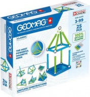GEOMAG Classic modrá 25 dílků Eko magnetická STAVEBNICE - zvětšit obrázek