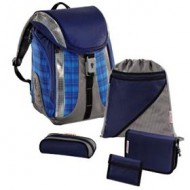 Školní batoh - set, Flexiline ULTRA BLUE CHECKED - zvětšit obrázek