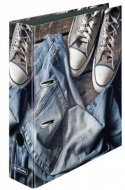 Pořadač pákový A4 8cm Jeans Shoe - zvětšit obrázek