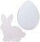 Destičky pro zažehlování korálky 2ks zajíc, vejce