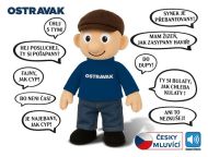 Panáček Ostravak na baterie mluvicí po ostravsku