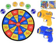 Terč na suchý zip s pistolemi a míčky - zvětšit obrázek