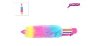  Glamour propiska barevná 14 cm chlupatá 