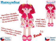 Panenka Nanynka červená, česky mluvící a zpívající