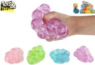 Toys&Trends Míček s křupajícími kuličkami 9cm, 4barvy v síťce - zvětšit obrázek