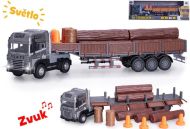 Přepravník dřeva 38 cm kovový na setrvačník, se světlem a zvukem 