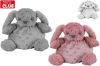 Mini Club zajíček plyšový s texturou a chrastítkem, 3 barvy