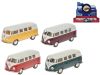 Autobus Volkswagen 1:32 13cm kov, zpětný chod, 4 barvy