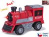 Lokomotiva červená 22,5cm na setrvačník, se světlem a zvukem