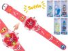 Hodinky náramkové analogové chlapecké na baterie se světlem, 6 druhů v krabičce