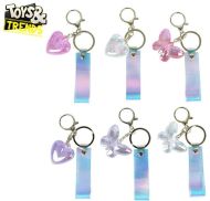 Toys&Trends přívěsek na klíče se srdíčkem/motýlkem, 3 barvy - zvětšit obrázek