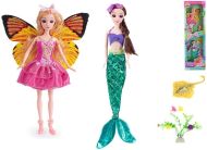 Panenka víla a mořská panna s doplňky