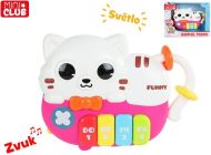 Mini Club kočička pianko 15 cm na baterie se světlem a zvukem  - zvětšit obrázek