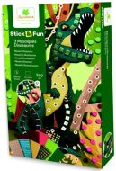 Stick &amp; Fun - malá mozaika - dinosauři