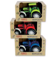 Traktor bio plast, 18cm, 3 druhy