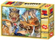 Puzzle 3D - Smějící se dinosauři