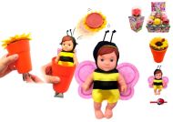 Miminko Babyblooms 12,5cm s doplňky a květinou, 12druhů