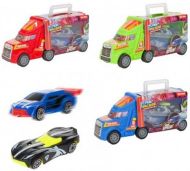 Auto kamion + 2 ks závodních autíček 