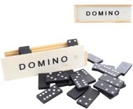 Domino plastové dílky v dřevěné krabičce