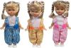 Panenka s copánky v oblečku, 3 barvy