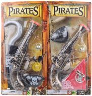 Pirátský set bambitka s doplňky 2 druhy