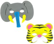 Maska zvířátko set 2ks, různé druhy