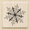 Razítko dřevěné 2,5x2,5 - vločka