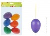 Vajíčka plast 9cm/6ks mix colors S160343
