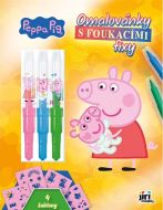 Omalovánky s foukacími fixy Prasátko Peppa