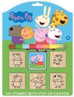 Razítka 5+1 s voskovkou Prasátko Peppa - zvětšit obrázek