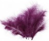 Peří - 5 ks tm.fialová 16 cm