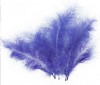 Peří - 5 ks tm. modrá 16 cm
