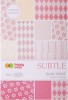 Barevné papíry A4 s motivem SUBTLE