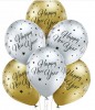 Nafukovací balónky 6ks Happy New Year