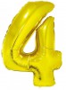 Balónek nafukovací č. 4 - 92 cm, zlatý