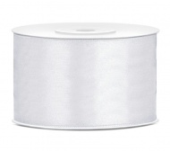 Stuha saténová 38mm/32mbílá
