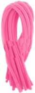 Chlupaté drátky sv. růžové 50 cm/8 mm 20 ks