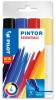 Popisovač Akrylový popisovač Pilot Pintor, Medium, sada 4 ks, Essentials