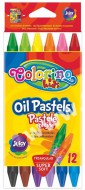 Trojhranné pastely Colorino - olejové - 12 barev