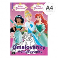 Omalovanky A4 Disney Princezny - zvětšit obrázek