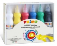 Temperové 3D barvy PRIMO BASIC, sada 6 x 75 ml, box