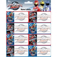 Samolepící jmenovky - DISNEY POWER RANGERS RPM  - zvětšit obrázek