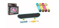 Skateboard prstový šroubovací 9cm s doplňky